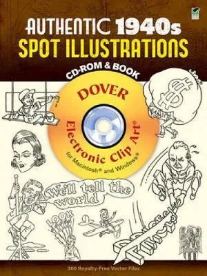 Authentic 1940s Spot Illustrations by Scott Russo