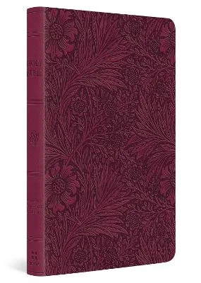ESV Value Thinline Bible (TruTone, Raspberry, Floral Design) by Esv Bibles