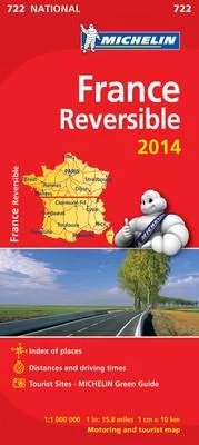 France - reversible 2014 National Map 722 (Michelin National by Michelin