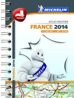 France 2014 mini atlas (Michelin Tourist and Motoring Atlas) by 