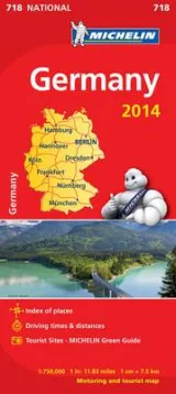 Germany 2014 National Map 718 (Michelin National Maps) by Michelin